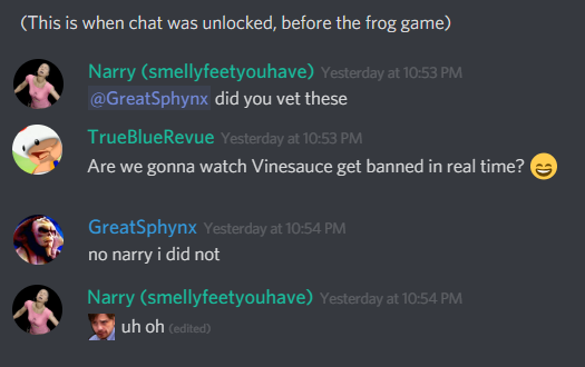 Vinesauce vinny gettin weird with